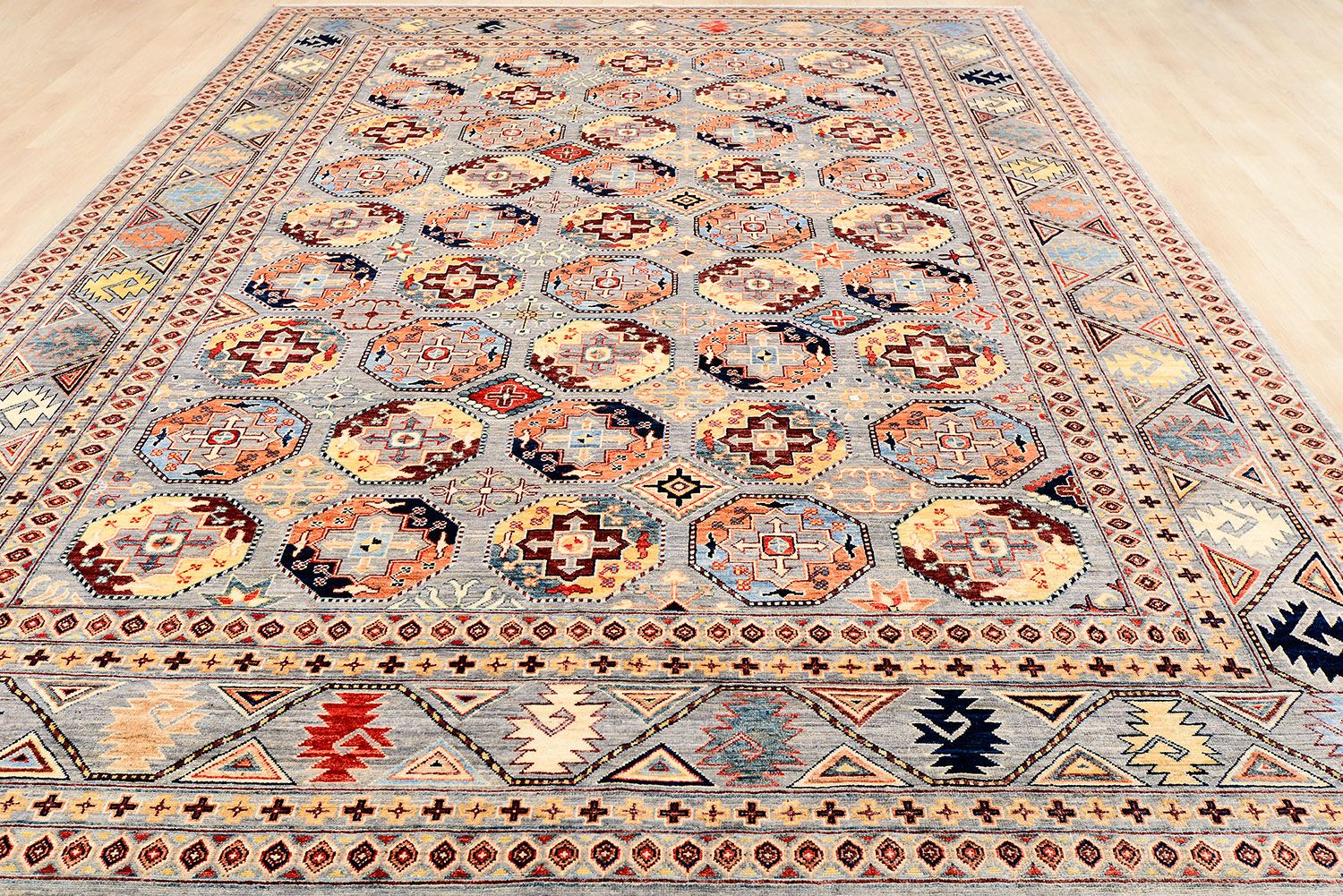 Шерстяной ковер ручной вязки BUKHARA, размер 353x278cm изображение