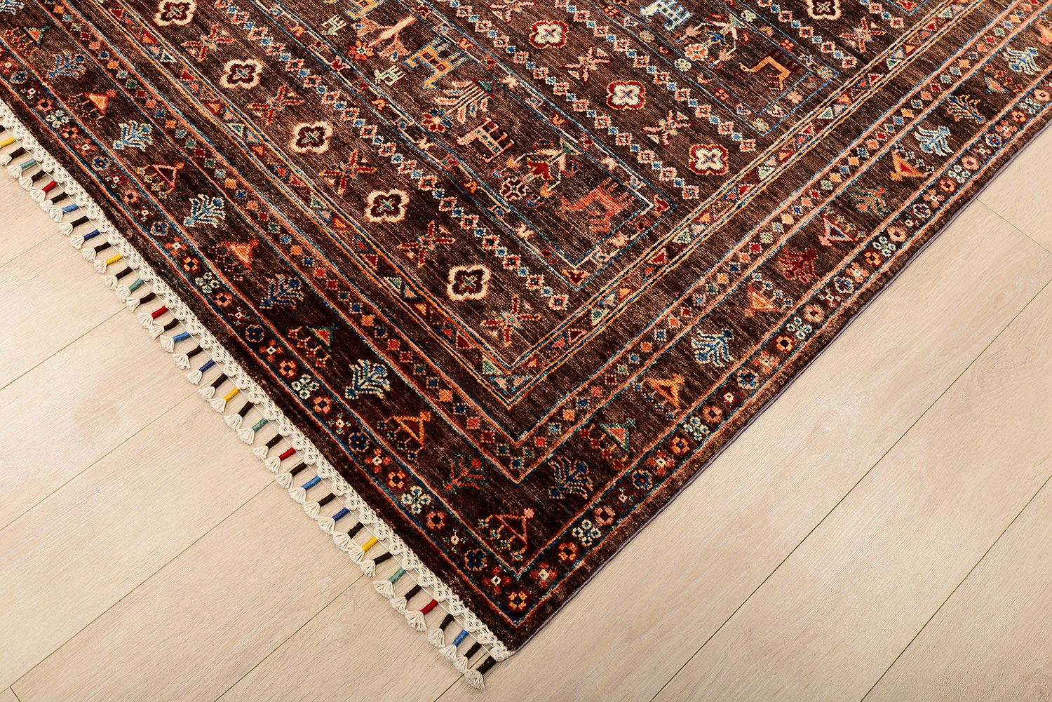 Пакистанский ковер ZIEGLER ORIENTAL шерстяной Прямоугольный 203x154cm фото крупным планом