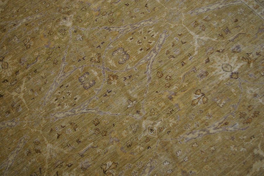 Пакистанский ковер Ковер "Салтани" шерстяной Прямоугольный 284x240cm фото крупным планом