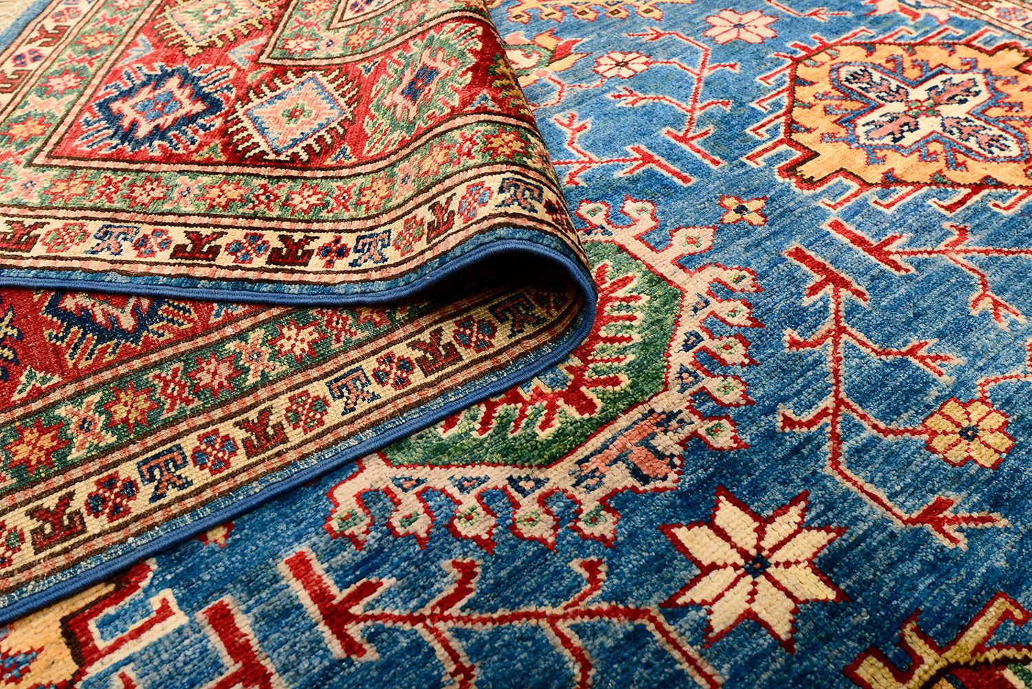 Шерстяной ковер ручной вязки KAZAKH, размер 282x190cm изображение