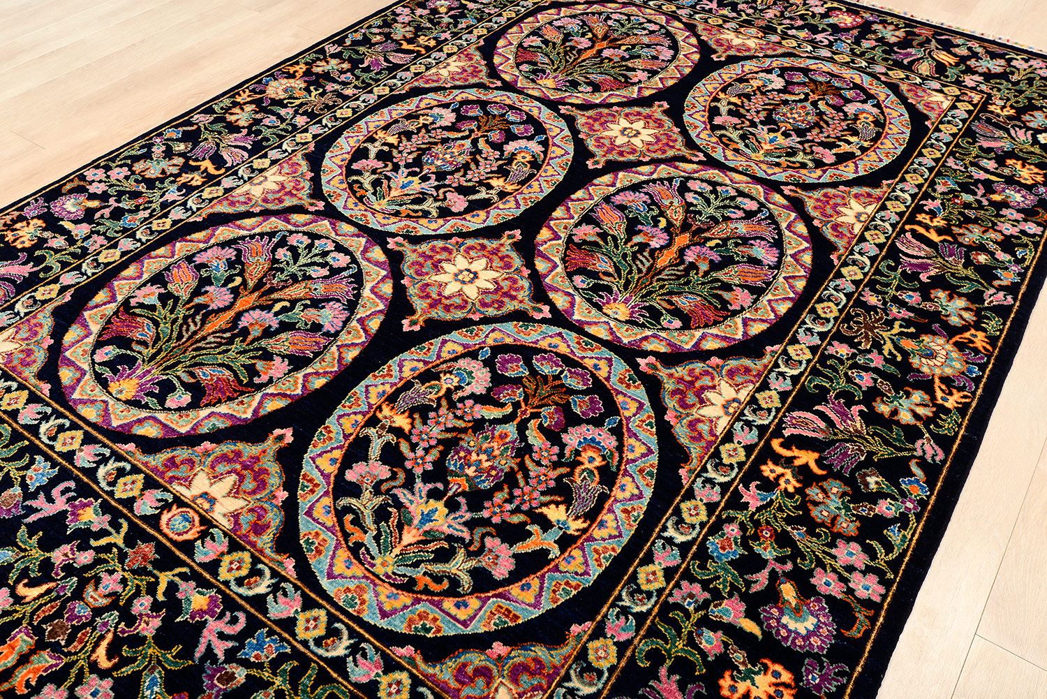 Шерстяной ковер ручной вязки SALTANI, размер 295x204cm изображение