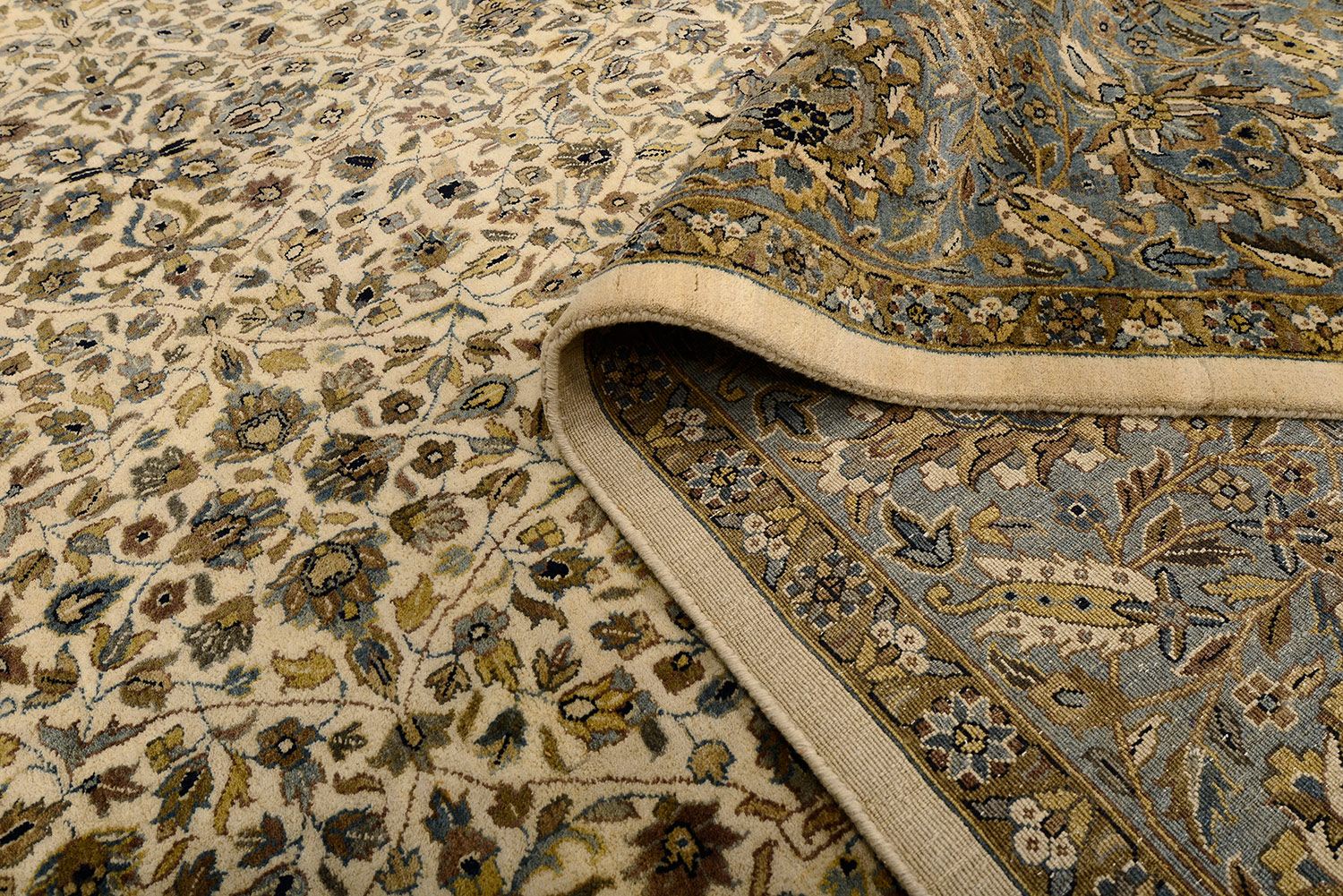 Фото шерстяной Прямоугольный ковер KASHAN JAIPURI