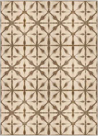 Индийский Batik Beige ковер №3326 400x300cm из шелка и шерсти
