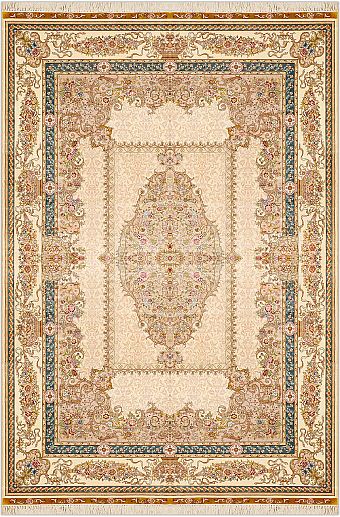 Современный Турецкий ковер Aubusson №1601 243x170cm из шелка в стиле неоклассика