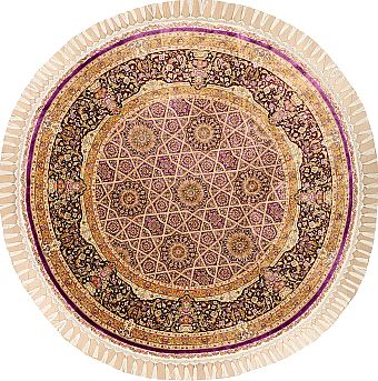 Шелковый Турецкий ковер Hereke №2662 166x166cm