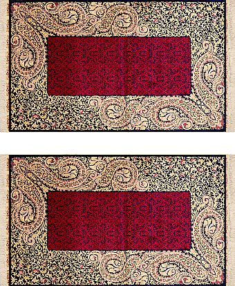 Современный Индийский ковер Royal Buta №1685 160x92cm из шелка в стиле неоклассика