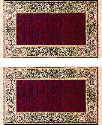 Шелковый Индийский ковер Barocco №1707 154x92cm