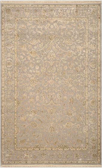 Современный Индийский ковер Rajastan Neo №2738 312x198cm из шерсти и шелка в стиле неоклассика