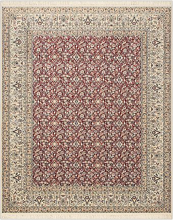 Иранский Nain ковер №1846 250x200cm из шелка и шерсти