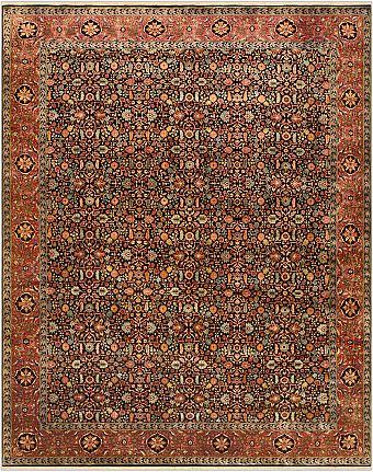 Шерстяной Индийский ковер Shiraz №1022 308x247cm