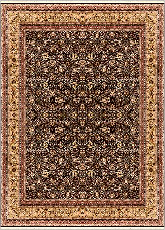 Шерстяной Индийский ковер Shiraz №1034 371x275cm