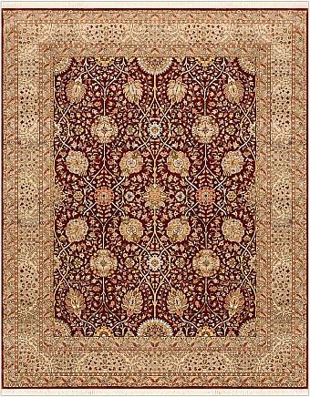Шерстяной Индийский ковер Agra №1004 307x243cm