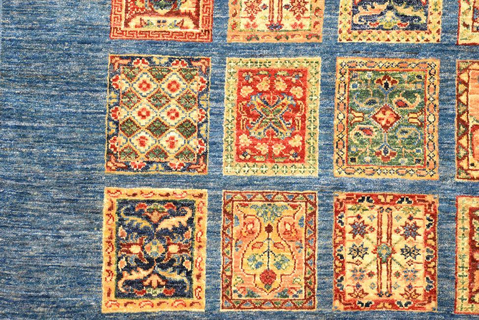 Пакистанский ковер Ковер "Зиглер" шерстяной Прямоугольный 181x124cm фото крупным планом