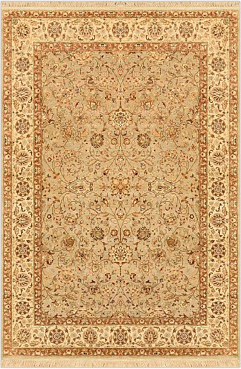Шерстяной Индийский ковер Agra №1048 198x134cm