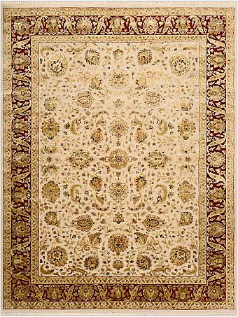 Индийский Rajastan ковер №2720 360x278cm из шелка и шерсти