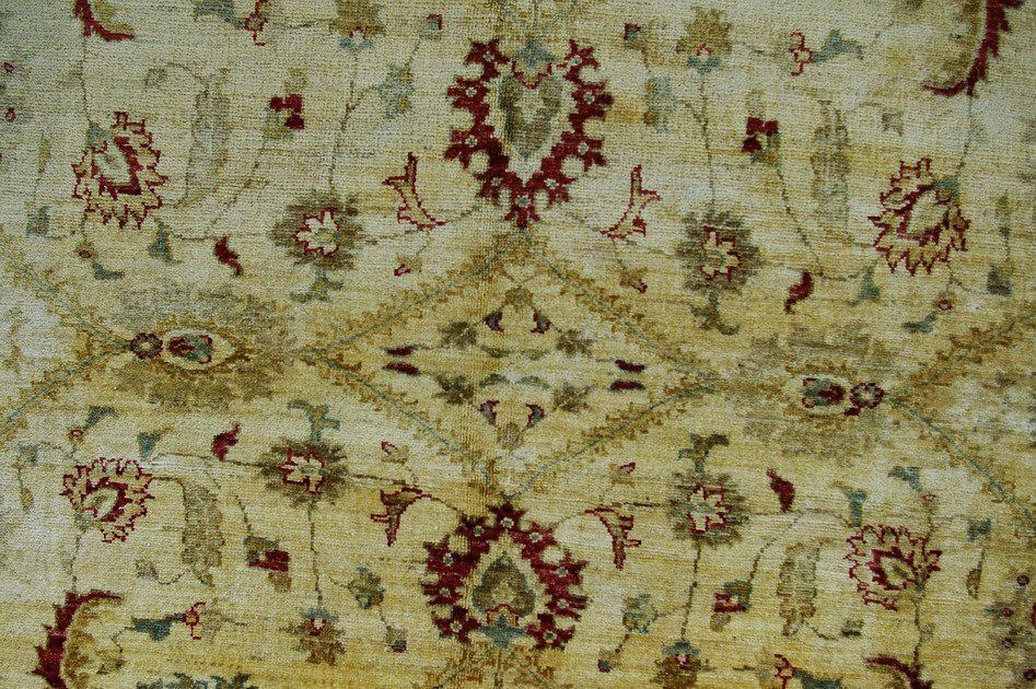 Пакистанский ковер Ковер "Зиглер" шерстяной Прямоугольный 231x165cm фото крупным планом