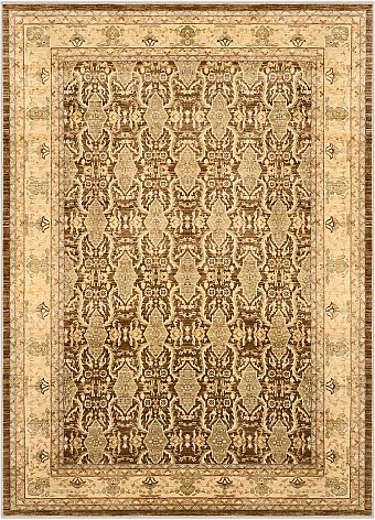 Шерстяной Пакистанский ковер Saltani №1237 426x309cm