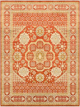 Шерстяной Пакистанский ковер Saltani №1249 365x275cm