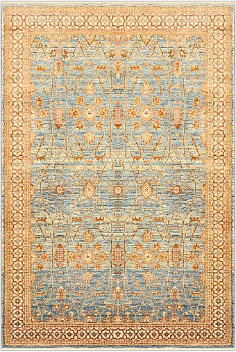 Шерстяной Пакистанский ковер Saltani №1459 231x168cm