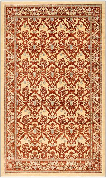 Шерстяной Пакистанский ковер Saltani №1462 294x182cm
