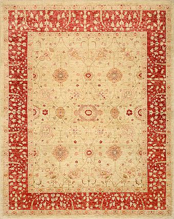 Шерстяной Пакистанский ковер Ziegler №1369 312x253cm