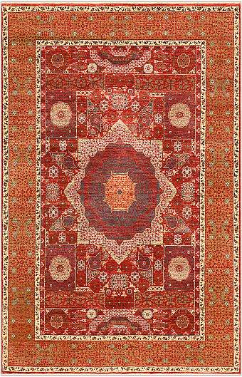 Шерстяной Индийский ковер Mamluk №1104 283x183cm