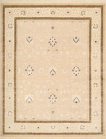 Современный Индийский ковер Rajastan Neo №2201 304x237cm из шерсти и шелка в стиле неоклассика