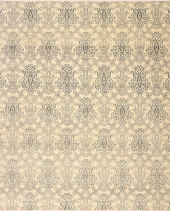 Современный Индийский ковер Arabesque №1195 296x238cm из шерсти в стиле неоклассика
