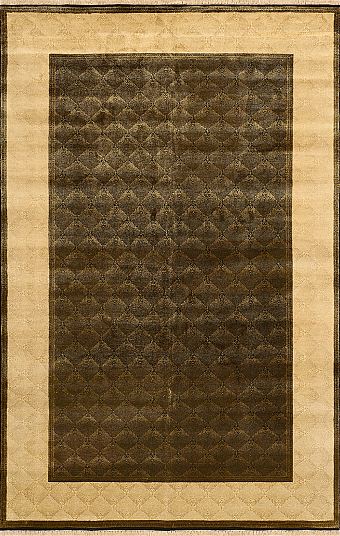 Современный Индийский ковер Moire №2209 305x195cm из шерсти и шелка в стиле неоклассика