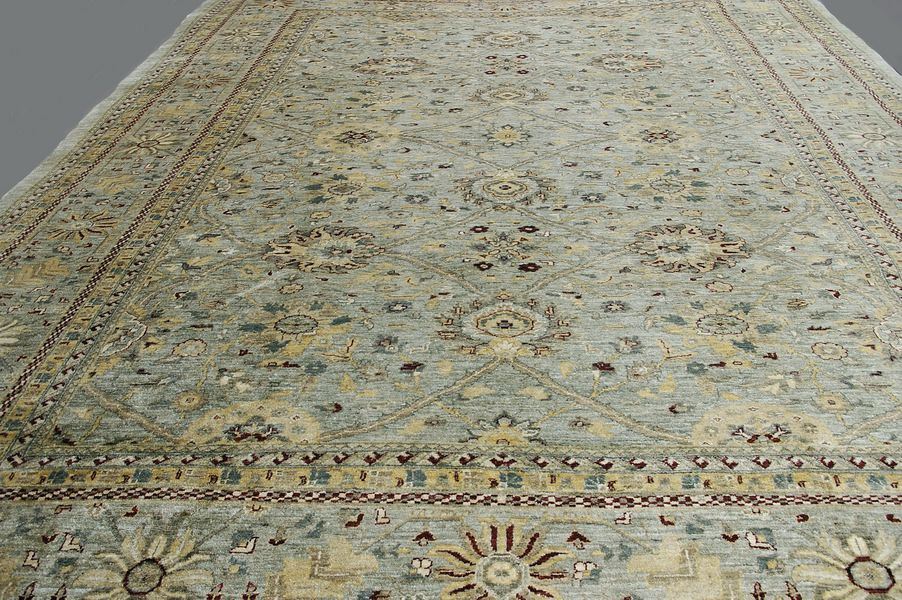 Пакистанский ковер Ковер "Салтани" шерстяной Прямоугольный 359x275cm фото крупным планом