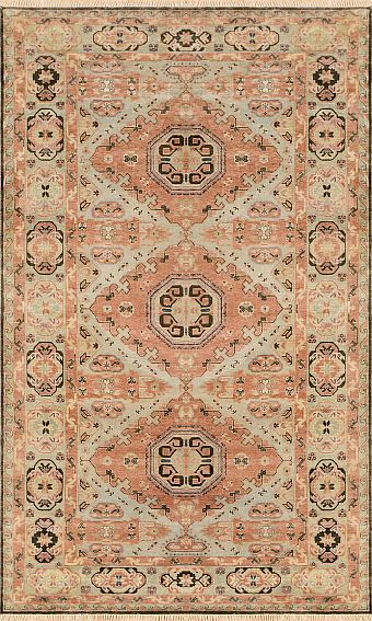 Шерстяной Индийский ковер Zirdag Vintage №2902 330x200cm