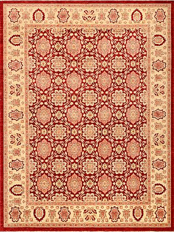 Шерстяной Пакистанский ковер Saltani №1274 370x276cm