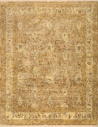 Современный Индийский ковер Manipur Vintage №2525 320x251cm из шерсти в стиле неоклассика