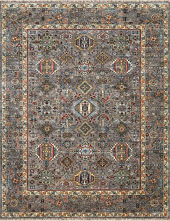 Шерстяной Кавказский ковер Kazakh №4099 310x241cm