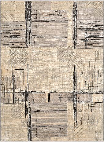 Индийский Outline ковер №4052 379x276cm из шелка и шерсти