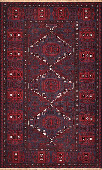 Безворсовый Дагестанский ковер Sumakh №4126 337x201cm из шерсти