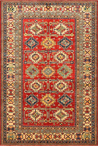 Шерстяной Кавказский ковер Kazakh №1544 313x217cm