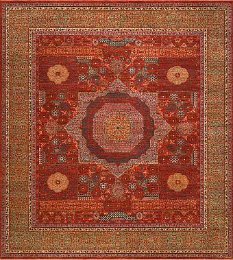 Шерстяной Индийский ковер Mamluk №1115 370x338cm