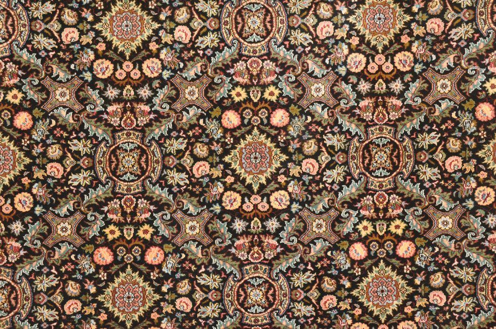 Индийский ковер AUBUSSON шерстяной Прямоугольный 275x185cm фото крупным планом