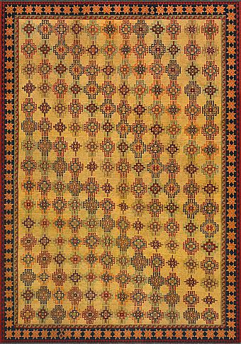 Безворсовый Пакистанский ковер Sumakh №4187 320x226cm из шерсти