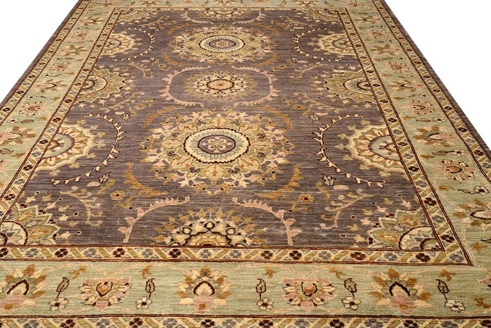 Шерстяной ковер ручной вязки SALTANI, размер 259x179cm изображение