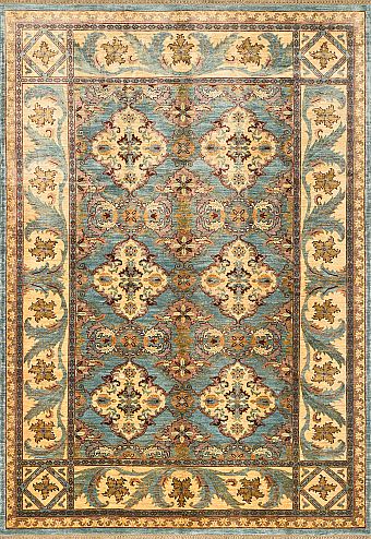 Шерстяной Пакистанский ковер Saltani №4216 295x205cm