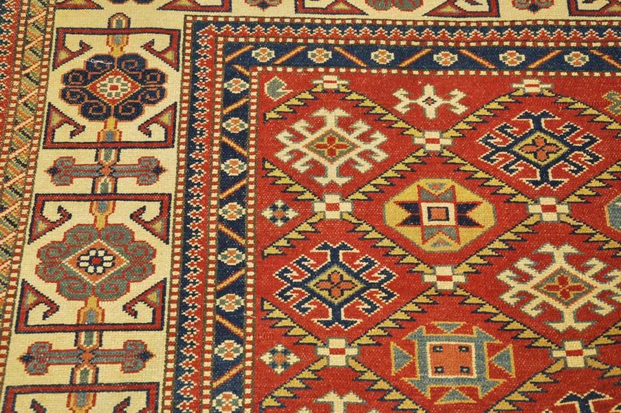 Азербайджанский ковер SHIRVAN шерстяной Прямоугольный 201x153cm фото крупным планом
