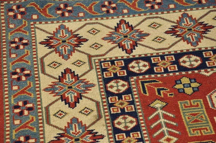 Азербайджанский ковер SHIRVAN шерстяной Прямоугольный 207x157cm фото крупным планом