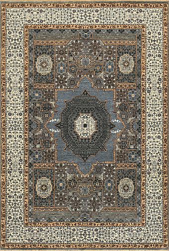 Шерстяной Индийский ковер Mamluk №2509 184x125cm