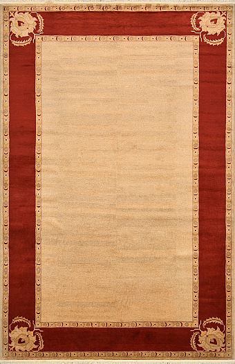 Современный Пакистанский ковер Gabe №1093 320x210cm из шерсти в стиле неоклассика