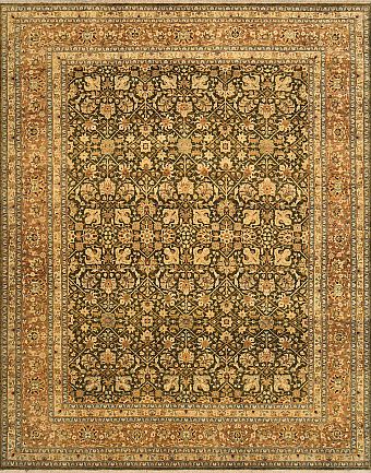 Шерстяной Индийский ковер Agra №1075 299x233cm