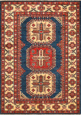 Шерстяной Кавказский ковер Kazakh №1542 149x108cm
