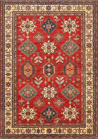 Шерстяной Кавказский ковер Kazakh №2752 300x217cm