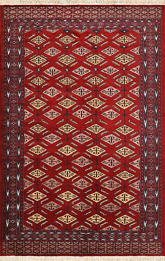 Шерстяной Пакистанский ковер Yomud №3163 271x188cm